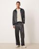 House of Sunny House of Sunny the benny geo printed tracksuit bottoms in navy - part of a set-White - 1
