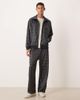 House of Sunny House of Sunny the benny tracksuit geo printed jacket in navy - part of a set-Brown - 2