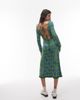 House of Sunny House of Sunny the victoria knitted long sleeve dress in multi - 1