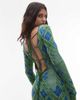House of Sunny House of Sunny the victoria knitted long sleeve dress in multi - 3
