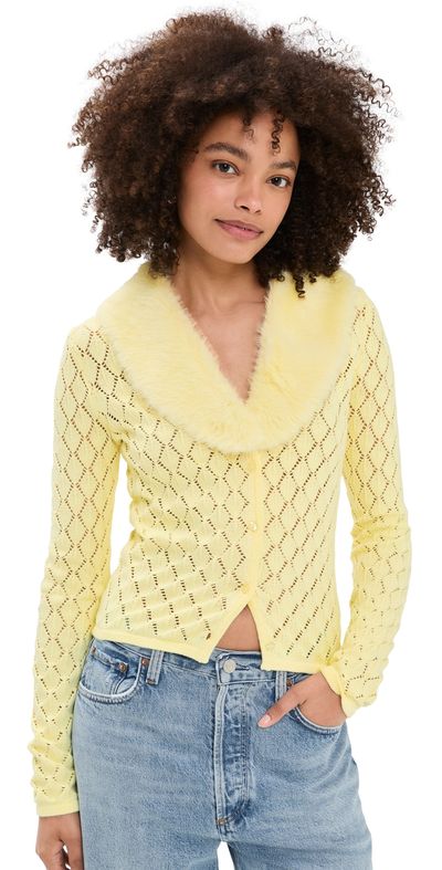House of Sunny House of Sunny Vanilla Peggy Cardigan Butter