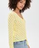 House of Sunny House of Sunny Vanilla Peggy Cardigan Butter - 4
