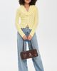 House of Sunny House of Sunny Vanilla Peggy Cardigan Butter - 5