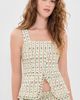 House of Sunny House of Sunny Vintage Rose Top Multi Stripe - 2