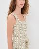 House of Sunny House of Sunny Vintage Rose Top Multi Stripe - 4