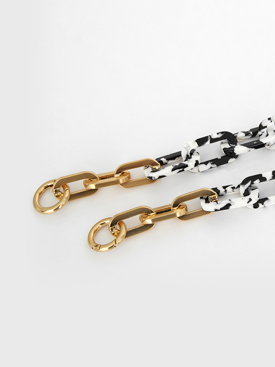 HOZE Lux Vine Chain Strap_White/Black