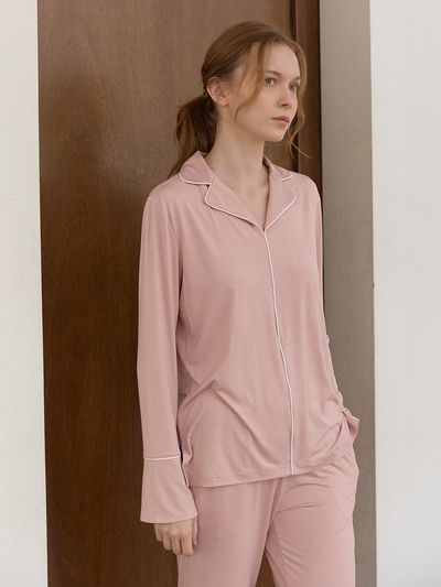 HUBBISH Bloom Pajama Set [Mauve Pink]