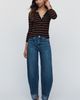 Hudson Aria High Rise Cuffed Barrel Jeans - 1