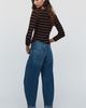 Hudson Aria High Rise Cuffed Barrel Jeans - 4