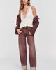 Hudson Aria High Rise Cuffed Tapered Jeans - 1