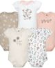 Hudson Baby Hudson Baby 5Pk of Gentle Cotton One-Pieces - 1
