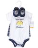Hudson Baby Hudson Baby Cotton Bodysuit, Shorts and Shoe Set - 2