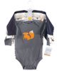 Hudson Baby Hudson Baby Cotton Long-Sleeve One-Piece Garment - 2