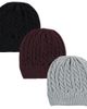 Hudson Baby Hudson Baby Cozy Knitted Headwear 3Pk - 1