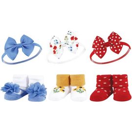 Hudson Baby Hudson Baby Delightful Duo Gift Headband and Socks