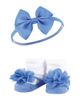 Hudson Baby Hudson Baby Delightful Duo Gift Headband and Socks - 5