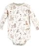 Hudson Baby Hudson Baby Essential All-Cotton Long-Sleeve Bodysuit Triple Pack - 5