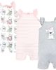 Hudson Baby Hudson Baby Essential Cotton Rompers - 1