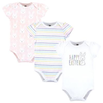 Hudson Baby Hudson Baby Essential Three-Piece Set of Cotton Bodysuits