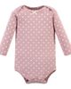 Hudson Baby Hudson Baby Little Soft Cotton Long-Sleeve One-Piece 3Pk - 4