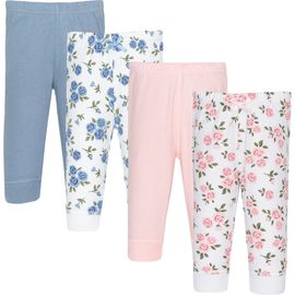 Hudson Baby Hudson Baby Pack of 4 Collection of Versatile Pants Bottoms
