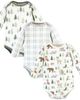 Hudson Baby Hudson Baby Quilted Long-Sleeve Cotton One-Piece - 1