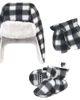 Hudson Baby Hudson Baby Trapper Hat, Mitten & Bootie Set(baby) - 1