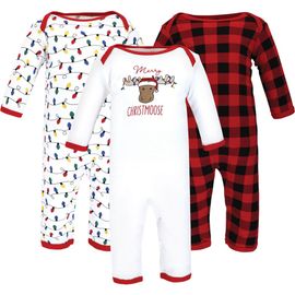 Hudson Baby Hudson Baby Triple Pack All-in-One Outfits