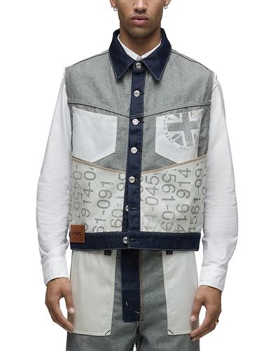 Hudson Hudson Columbus Number Graphic Vest