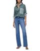 Hudson Hudson Dana High Rise Flared Jeans in Tranquil - 2