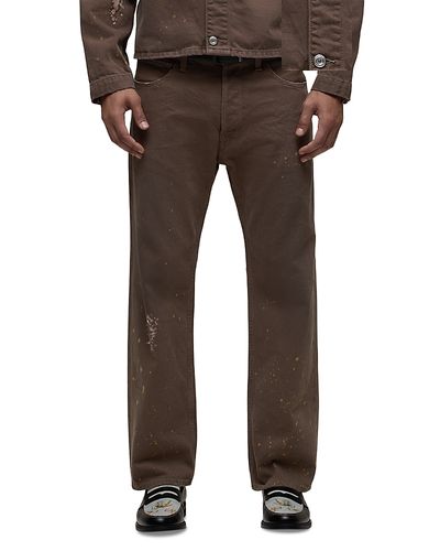 Hudson Hudson Rylan Cotton Splatter Relaxed Straight Fit 30 Jeans in Crestview
