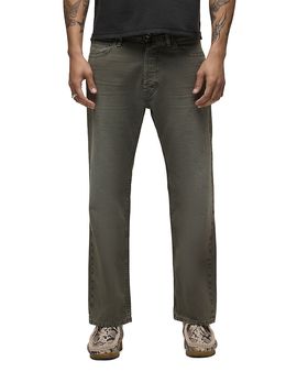 Hudson Hudson Rylan Relaxed Straight Fit Jeans in Distress Army