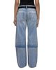Hudson Hudson Rylee Layered High Rise Loose Wide Leg Jeans in London Bridge - 3
