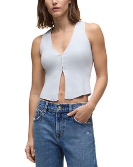 Hudson Hudson Sleeveless V Neck Sweater