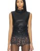 Hudson Jeans Hudson Jeans Faux Leather Top - 1