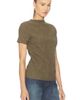 Hudson Jeans Hudson Jeans Faux Suede Short Sleeve Ruched Top - 2
