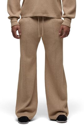 Hudson Jeans Hudson Jeans Foldout Wide Leg Cotton and Cashmere Sweatpants