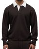 Hudson Jeans Hudson Jeans Long Sleeve Contrast Polo - 1