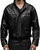 Hudson Jeans Hudson Jeans Python Embossed Leather Jacket - 1