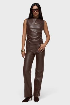 Hudson Jeans Hudson Jeans Rosie Vegan Leather Wide Leg