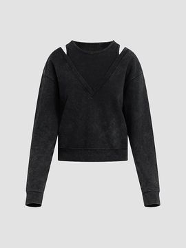 Hudson Jeans Hudson Jeans Women's Lolo Layered Sweatshirt