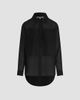 Hudson Jeans Hudson Jeans Women's Sheer Oversized Button-Front Shirt - 8