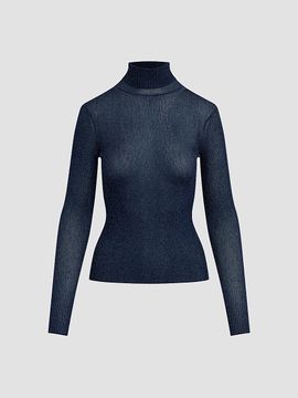 Hudson Jeans Hudson Jeans Women's Tanya Rib-Knit Turtleneck