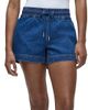 Hudson Jeans Women's Cotton-Blend Denim Mid-Rise Drawstring Shorts - 4
