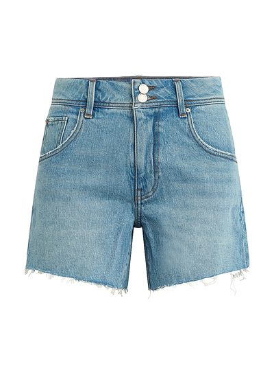 Hudson Jeans Women's Devon Raw-Edge Boyfriend Denim Shorts