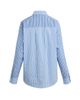 Hudson Jeans Women's Oversized Multi Stripe Cotton Button-Front Shirt - 3