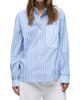 Hudson Jeans Women's Oversized Striped Button-Front Shirt - 4