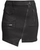 Hudson Jeans Women's Zippered Asymmetrical Moto Skirt - 1
