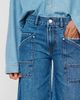 Hudson Noa High Rise Wide Leg Gaucho Jeans - 2