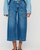 Hudson Noa High Rise Wide Leg Gaucho Jeans - 3